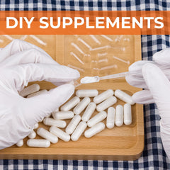Packaged empty capsules for DIY filling of herbs and powders