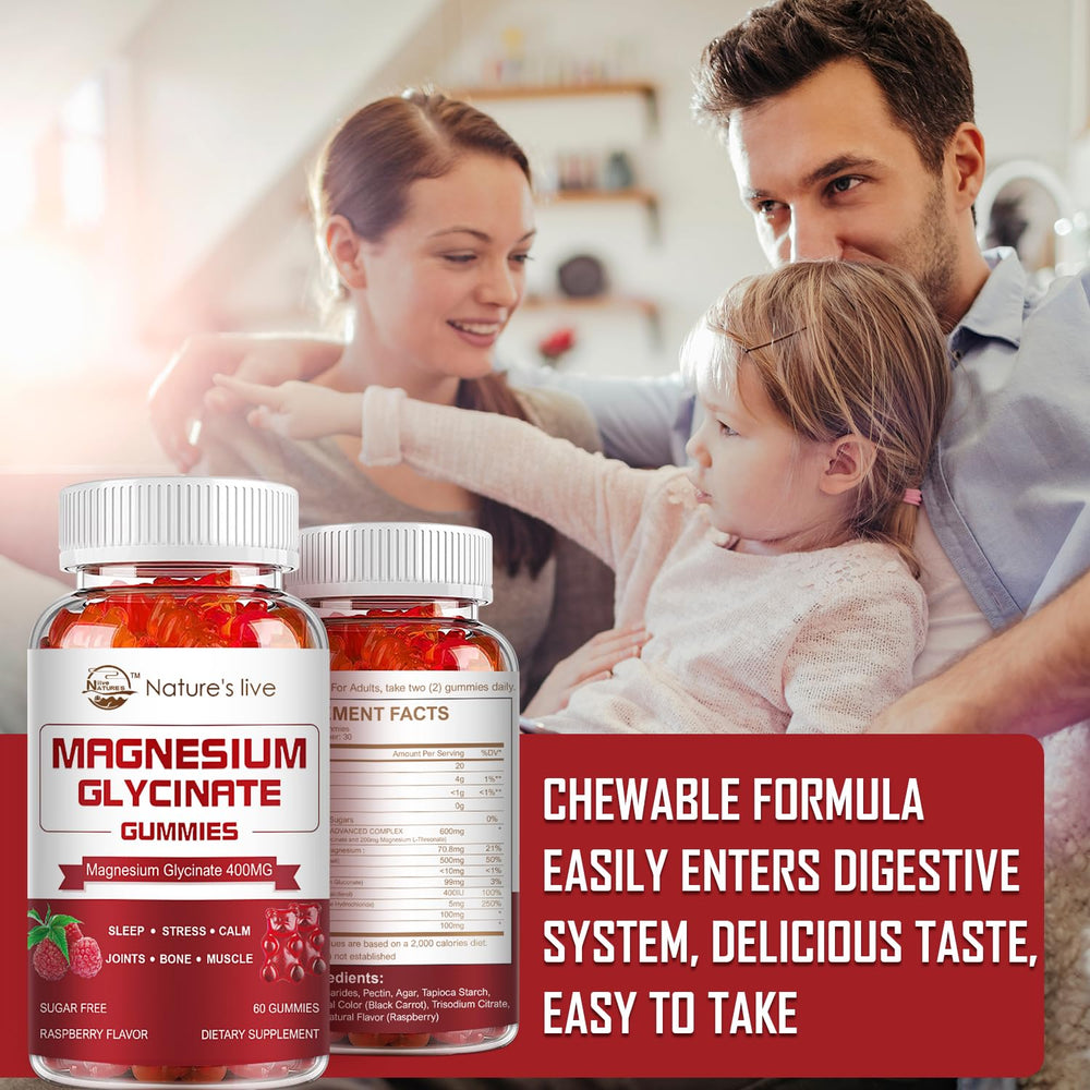 2-pack packaging of Magnesium Glycinate Gummies