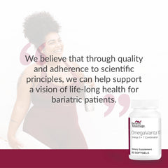 Box and bottle packaging for Bariatric Advantage OmegaVanta 10