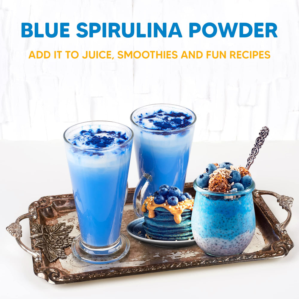 Packaging of Yogi Super Foods Blue Spirulina Powder