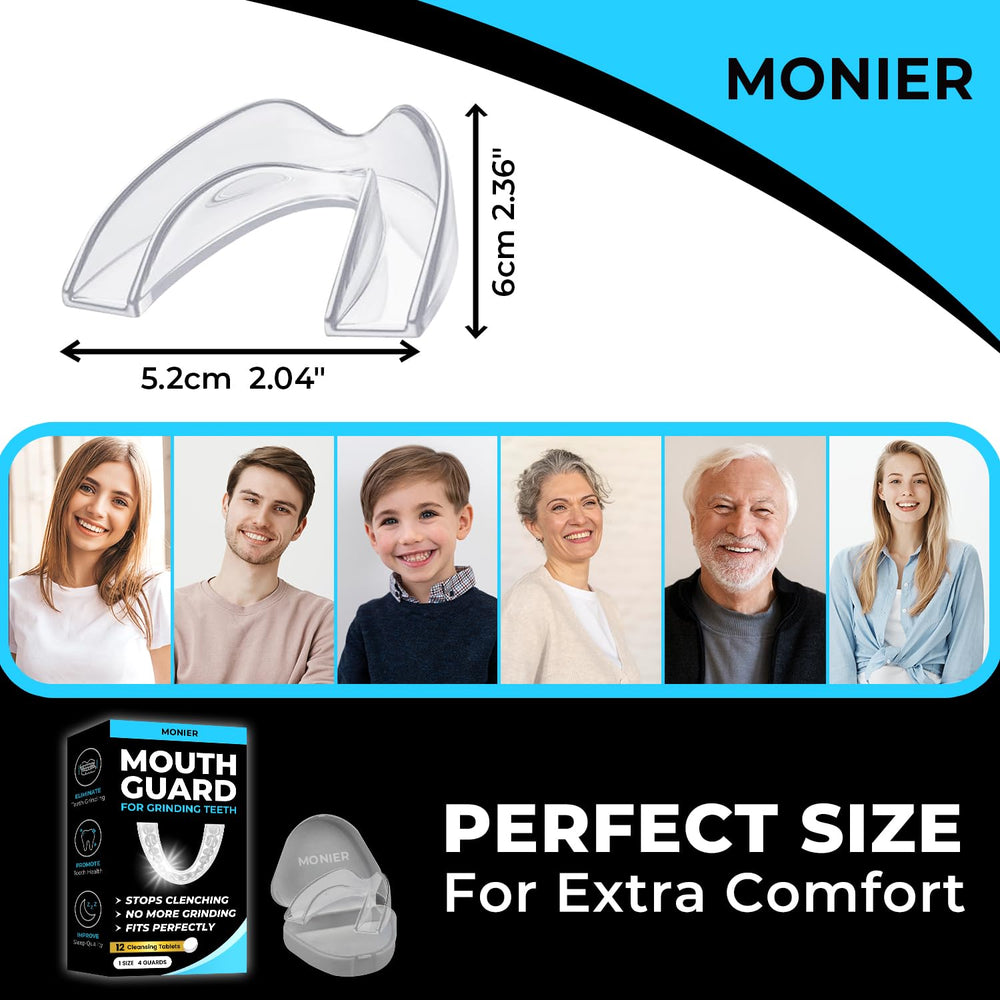 Unboxing MONIER night guard with 4 guards and cleansing tablets