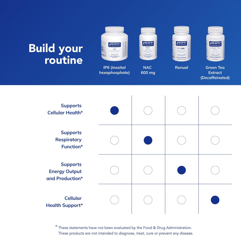 Pure Encapsulations packaging differentiator—free from unnecessary additives