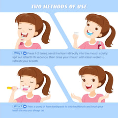 Organic travel packaging for kids toothpaste