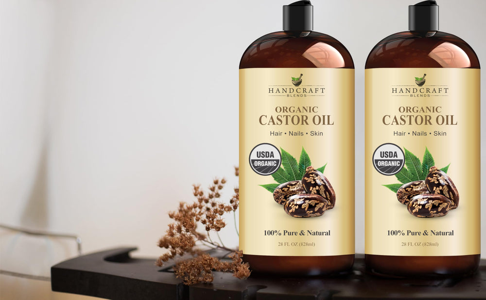 Plastic bottle packaging for castor oil