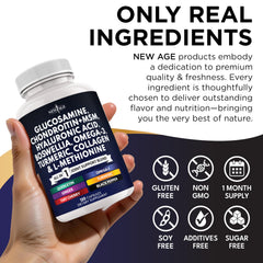 Packaging side view with label and capsules
