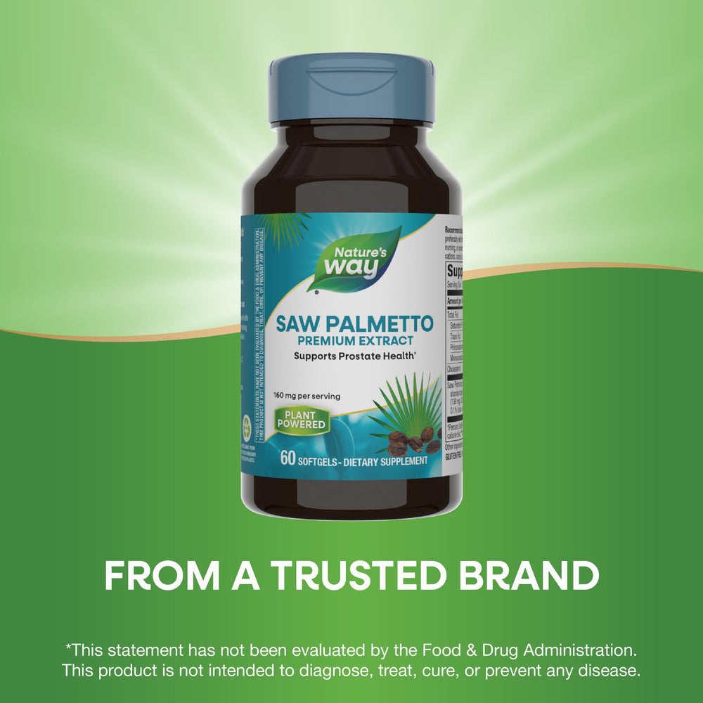Packaging may vary for Nature's Way Saw Palmetto