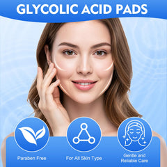 Paistely Glycolic Pads bottle with pads; simple daily skincare routine