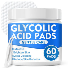 Paistely Glycolic Pads pack shot; dual exfoliation for smoother skin