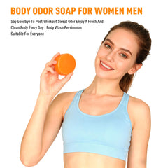 PALFICAB persimmon round soap foaming close-up demonstrates mild cleansing.