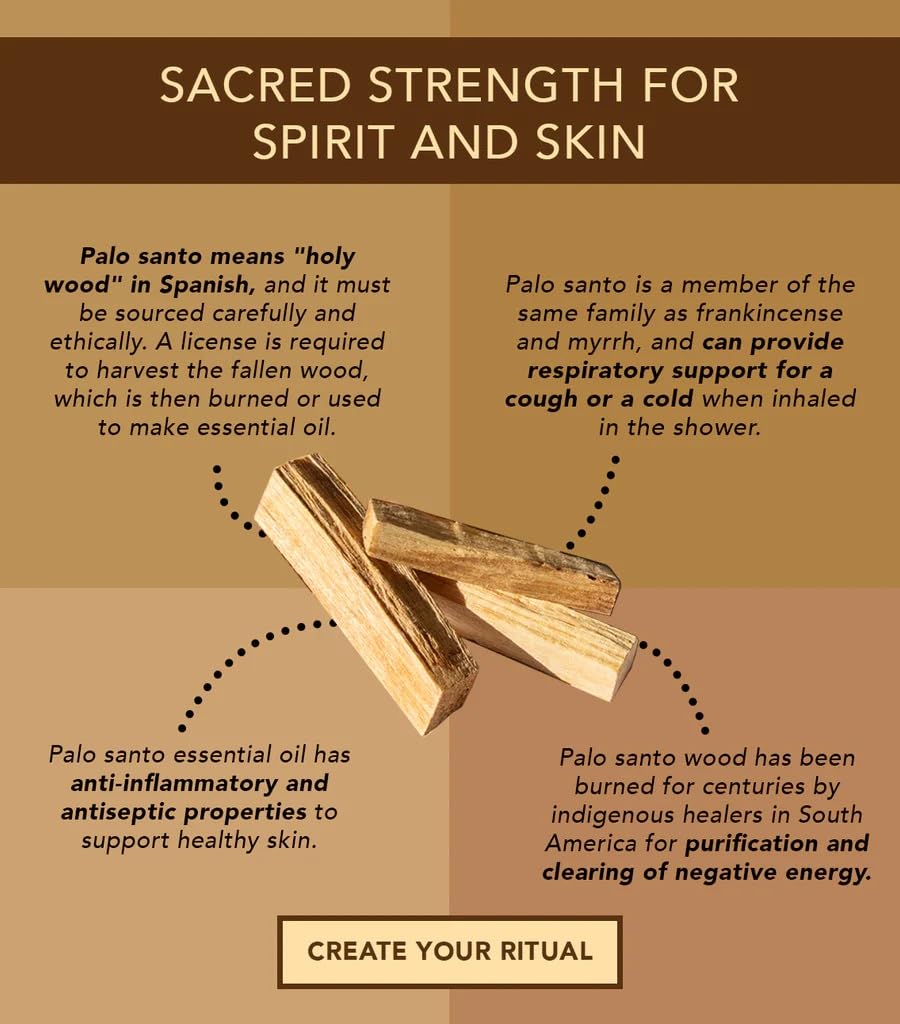 Lavender and sage blend with Palo Santo essential oils