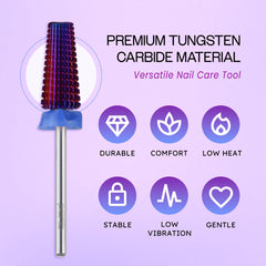 PANA 5-in-1 carbide bit for under-nail cleaning and detailing