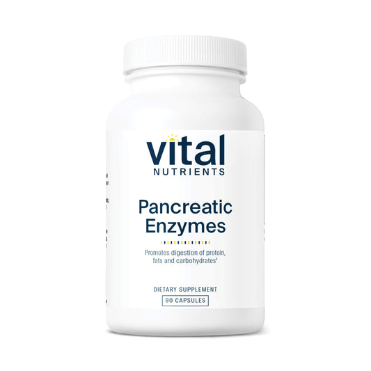 Vital Nutrients Pancreatic Enzymes 1000mg full-strength bottle
