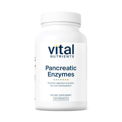 Vital Nutrients Pancreatic Enzymes 1000mg full-strength bottle