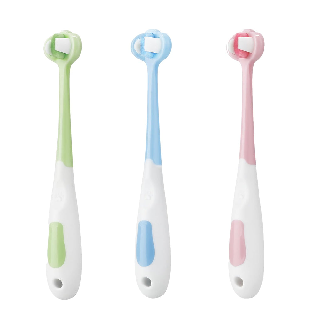Travel-ready PandaEar baby toothbrush in 3-pack