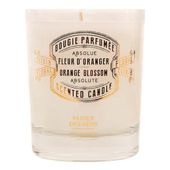 Hand-poured candle being prepared in Provence workshop