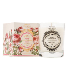 Panier des Sens Rose Candle hand-poured in Provence decorative jar