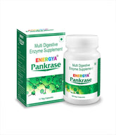 PANKRASE bottle showing label with 12 digestive enzymes