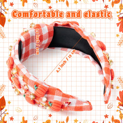 PANTIDE knotted headband with a soft top knot for comfortable all-day wear.