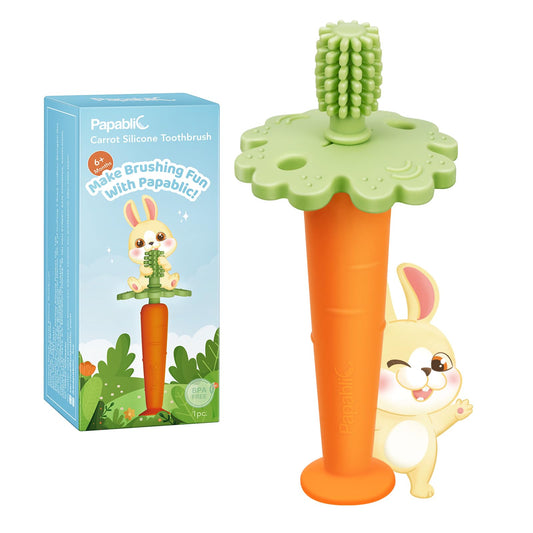 Papablic Baby Toothbrush Teether front view