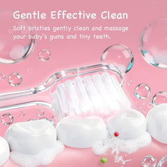 Replacement brush heads for Papablic BabyHandy 2-Stage Toothbrush