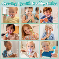 Suction base for upright storage of Jo toothbrush