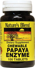 Close-up of Papaya Enzyme chewable tablets