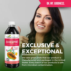 Papaya Leaf Blood Cleanse bottle with label