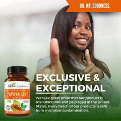 Concept image for blood platelets and immune support with papaya extract