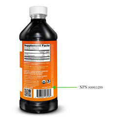 Close-up of 15X strength papaya leaf extract label