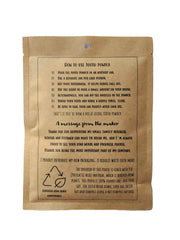 Paper packaging for plastic-free shipping of tooth powder