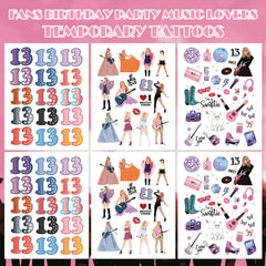 Papiailove arm wear tattoo preview demonstrates long-lasting party decor