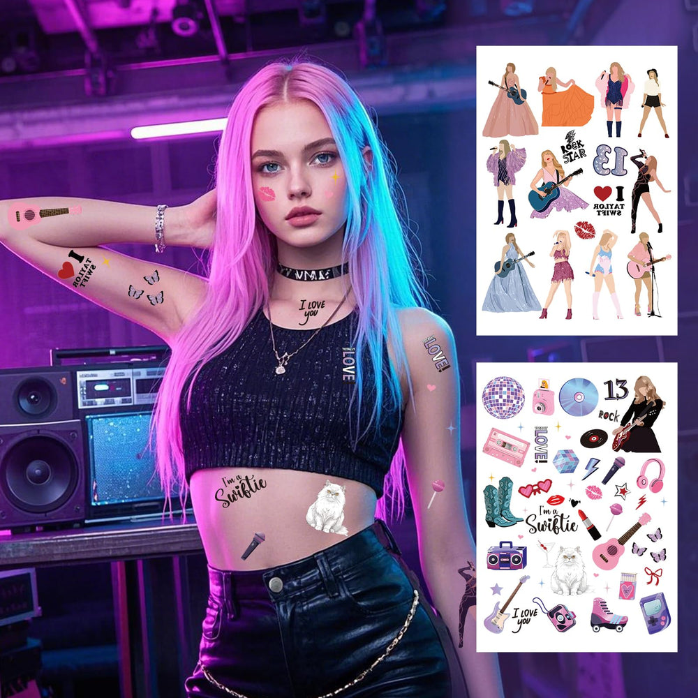 Papiailove glitter tattoo detail shows waterproof shimmer for outdoor days