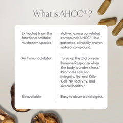 AHCC non-GMO and vegan capsules