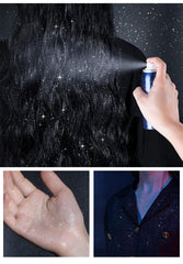 PAQIMAN Body Glitter Spray shimmer on skin highlighting dewy radiance