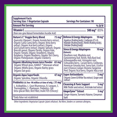Probiotics and superfood base image for Earth's Blend Vitamin C