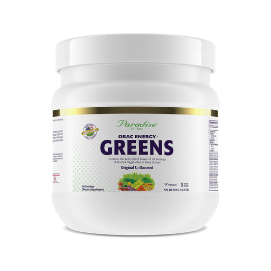 Jar of Paradise ORAC Energy Greens Powder Extract