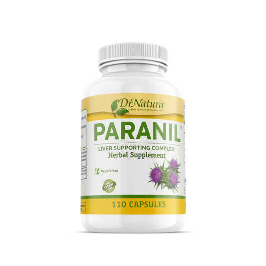 Paranil Liver & Colon Cleanse bottle with 110 vegetarian capsules
