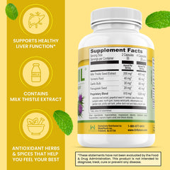 Milk thistle and detox herbs in Paranil