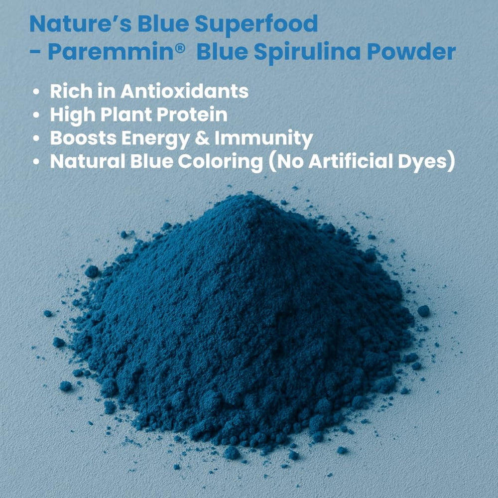Blue spirulina used as natural colorant in beverages