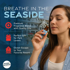 Close-up of Park Scents Resorts bottle cap and label