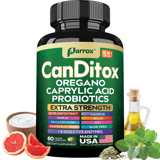 Parrox CanDitox capsules bottle front view