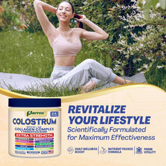 Inulin and zinc support in Parrox Colostrum Powder