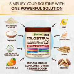 USA-made grass-fed Colostrum Powder packaging