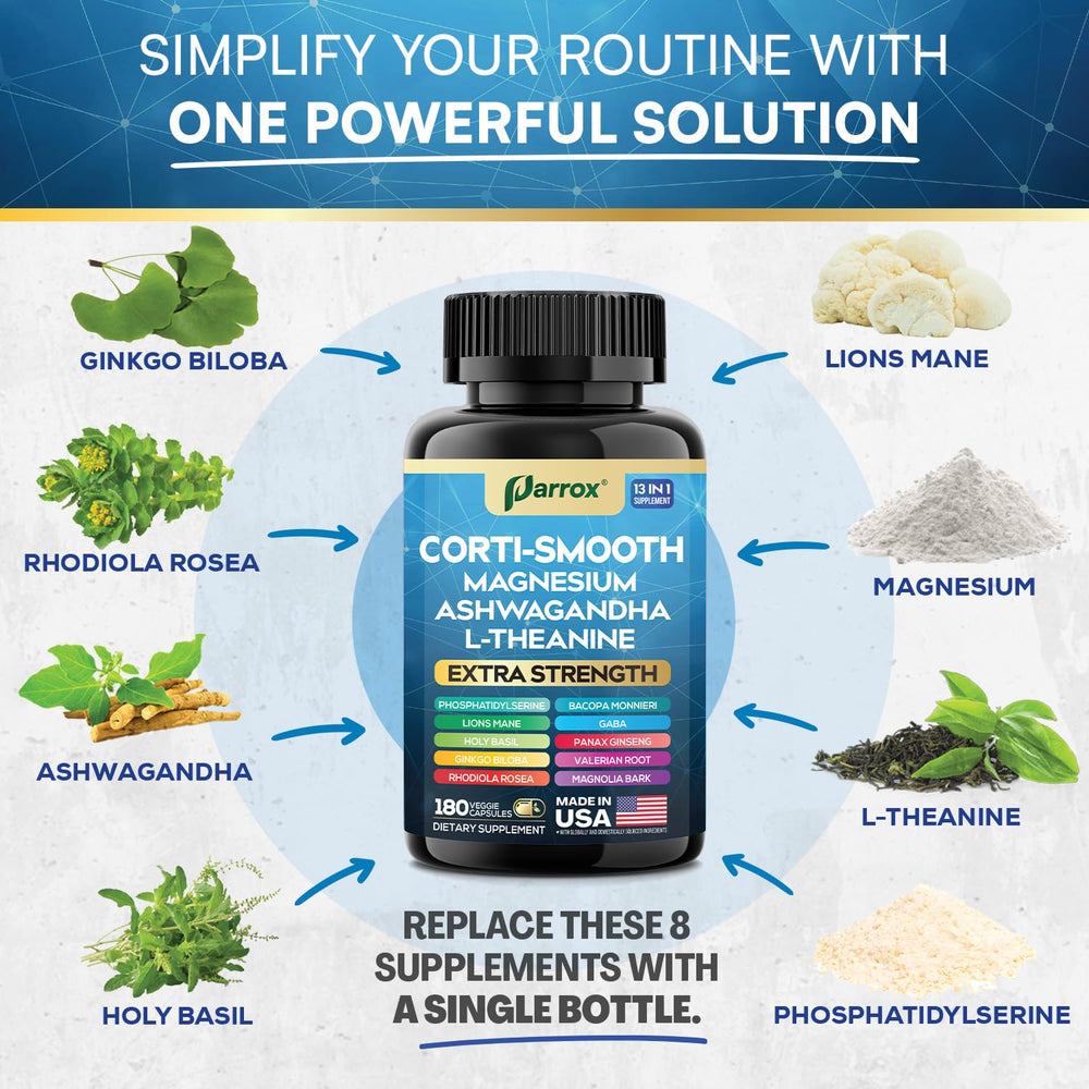 Valerian Root and Magnolia Bark for calming support