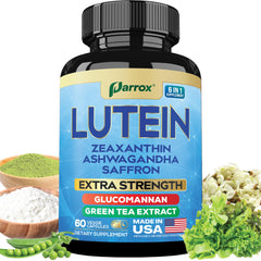 Parrox Lutein supplement bottle label