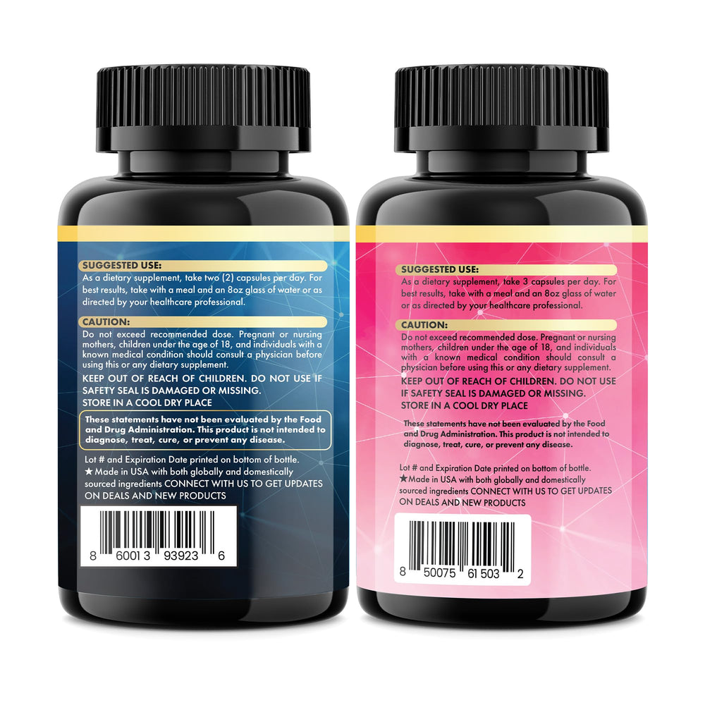 Folate, Omega-3, Berberine and other nutrients in the bundle