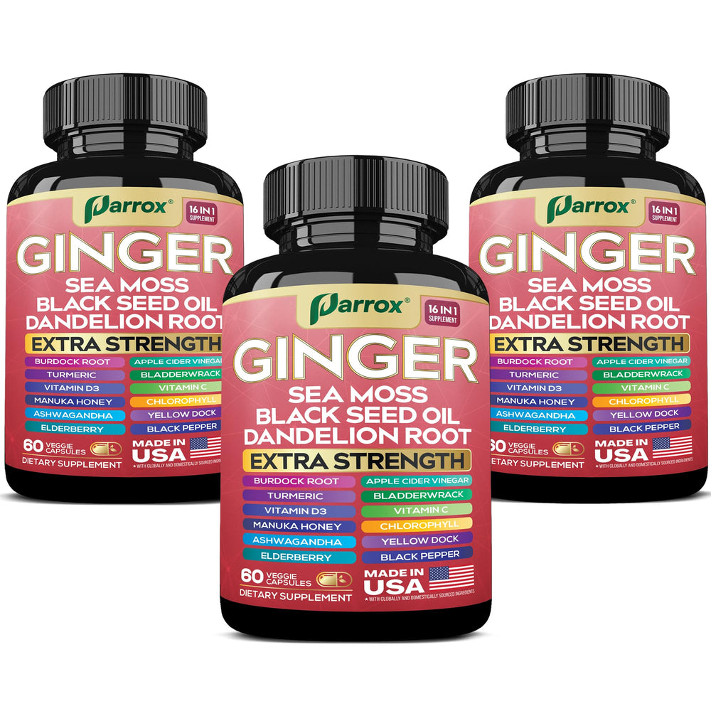 Parrox Ginger 16-in-1 bottle – front view