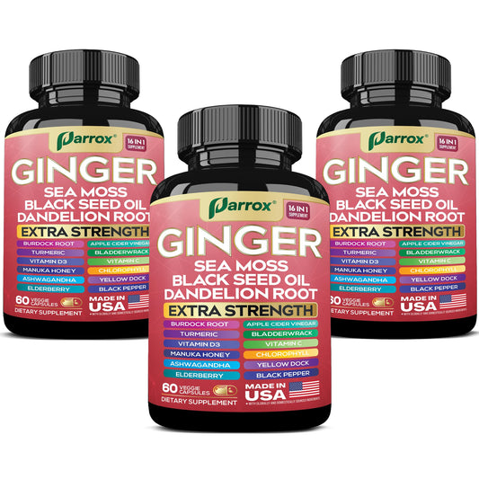 Parrox Ginger 16-in-1 bottle – front view