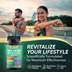 Dosage chart for Parrox Sea Moss 16-in-1 Capsules