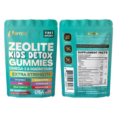 Mess-free, melt-proof design of Parrox Zeolite Kids Gummies